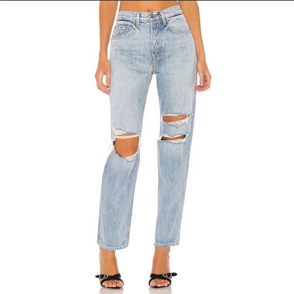 GRLFRND Denim - GRLFRND Isabeli Distressed Jeans 25